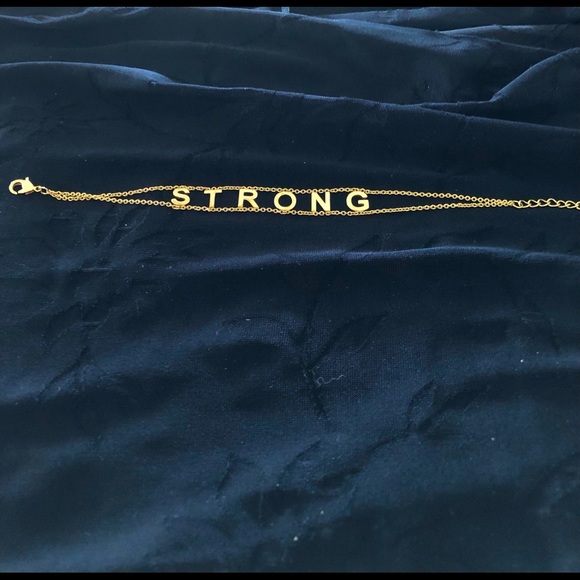 Jewelry - STRONG gold like bracelet. Adjustable to size